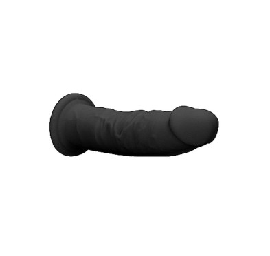 Zagięte silikonowe dildo mocna przyssawka 15 cm